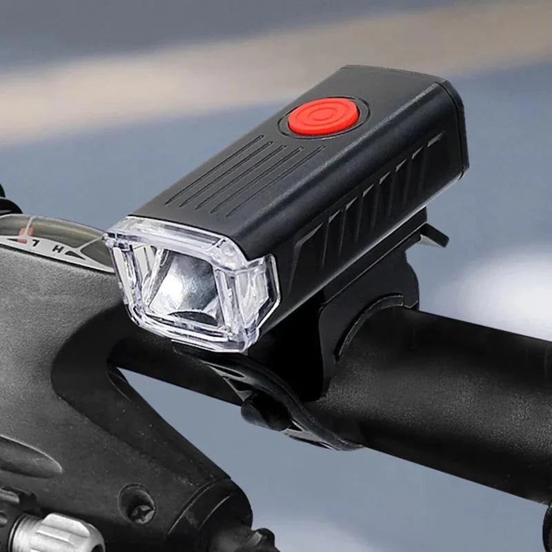 Light up Your Ride! 🔦🚴♂️ USB Rechargeable LED Bike Headlight & Tail Light Combo! #Cyclingessentials #Bikesafety