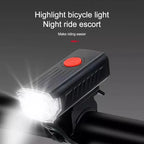 Light up Your Ride! 🔦🚴‍♂️ USB Rechargeable LED Bike Headlight & Tail Light Combo! #Cyclingessentials #Bikesafety