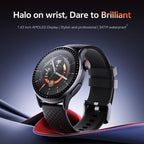Round Screen Smartwatch, 1.43In HD 3ATM Waterproof, Equipped with Heart Rate Detection, Sleep Monitoring, and Step Tracking,100 Sports Modes Movement Monitor Holiday Gifts Fashion Watches
