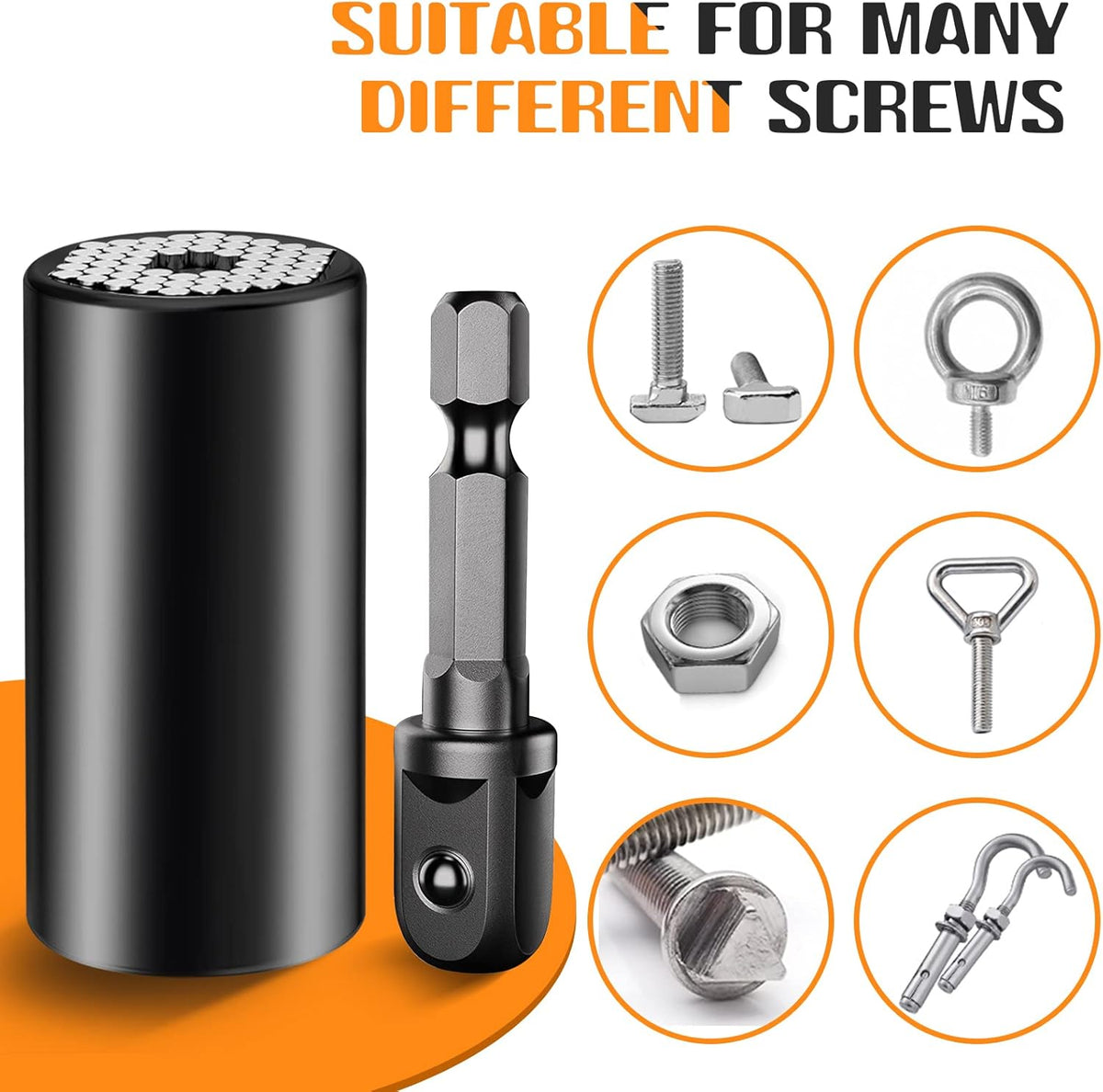 Fathers Day Dad Gifts from Daughter Son Wife,Super Universal Socket Tools Gifts for Dad Father Husband Grandpa Step Dad Papa, Dad Gifts for Men Dad Him, Cool Stuff Gadgets Present Ideas Gifts for Dad