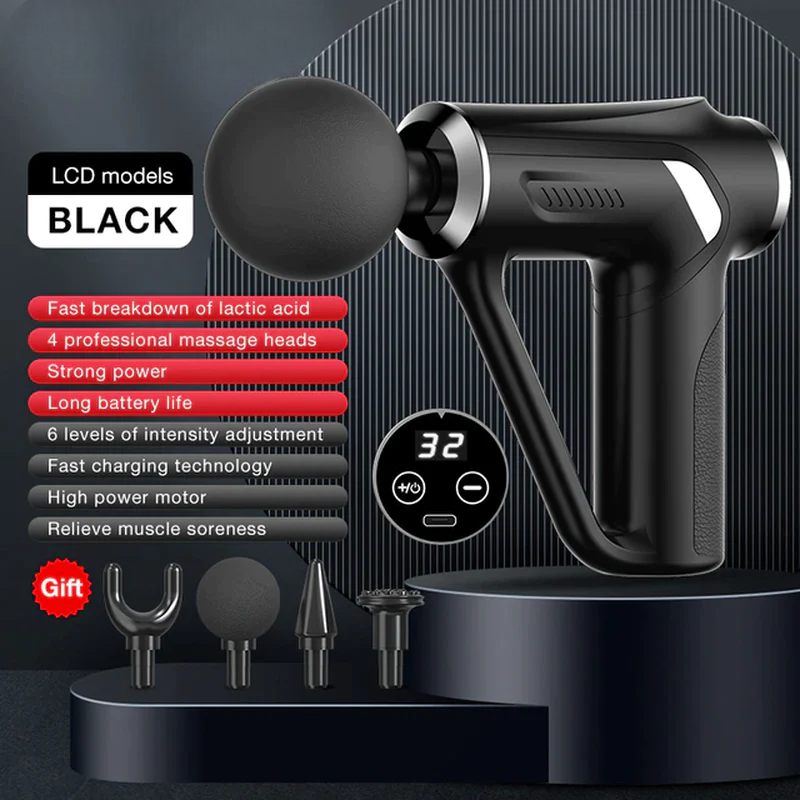 Pro Relief Massage Gun – 32-Level Deep Tissue Therapy