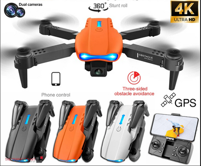 4K GPS Foldable Drone with Dual HD Cameras & FPV