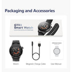 Round Screen Smartwatch, 1.43In HD 3ATM Waterproof, Equipped with Heart Rate Detection, Sleep Monitoring, and Step Tracking,100 Sports Modes Movement Monitor Holiday Gifts Fashion Watches